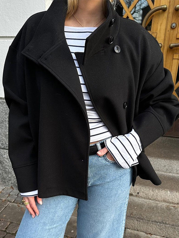 Women's double-breasted coat