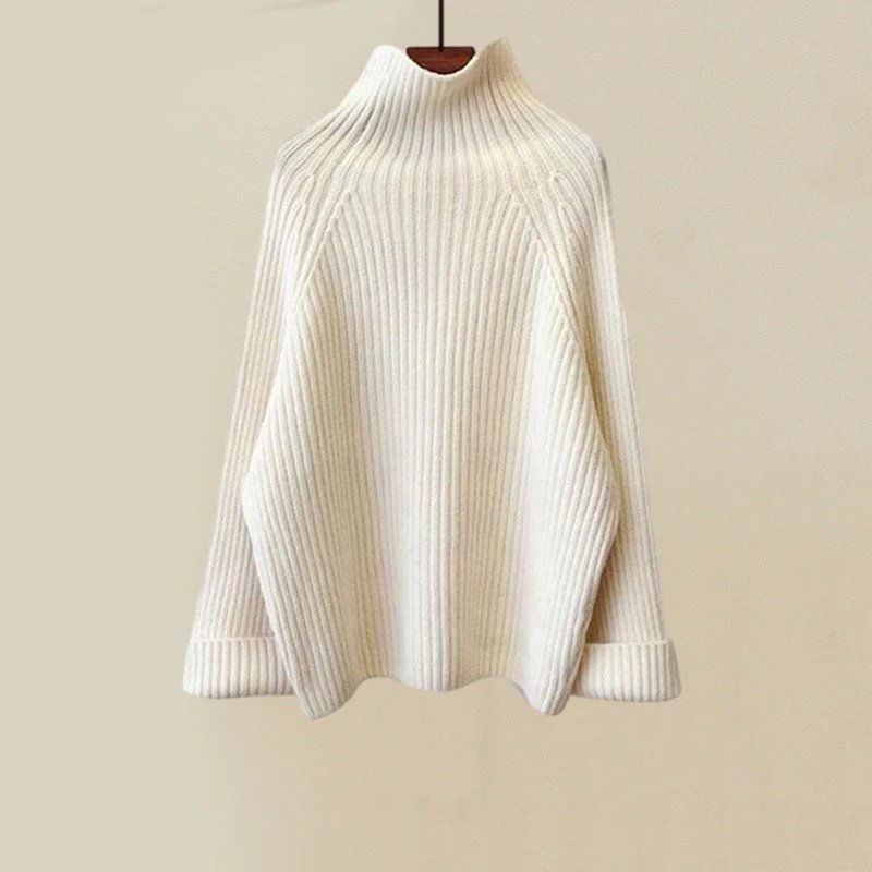 Women's Three-Piece Knit Set Two Piece Set in White - View 4 | Bellmere