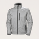 Men's plain softshell jacket with high collar, zip front and adjustable cuffs
