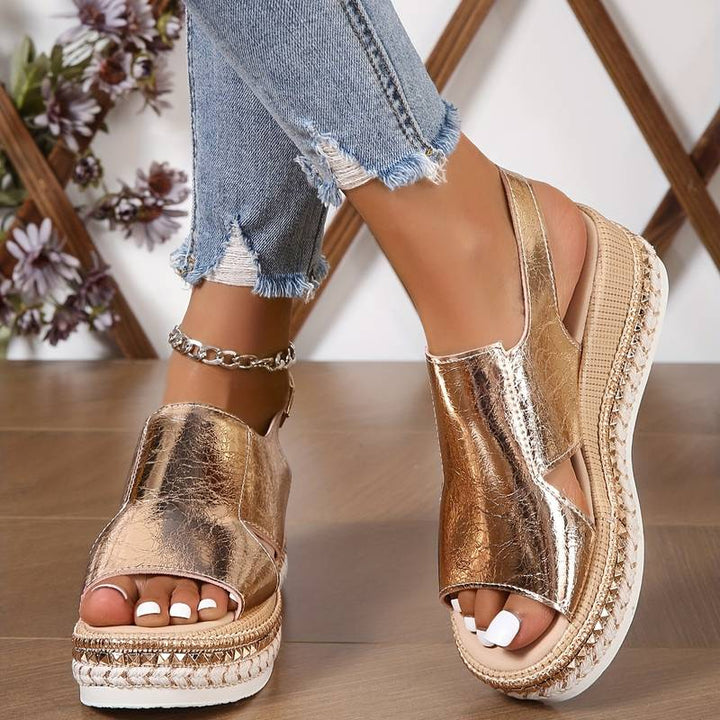 Women's Sandals Sandale in Silver - View 2 | Bellmere