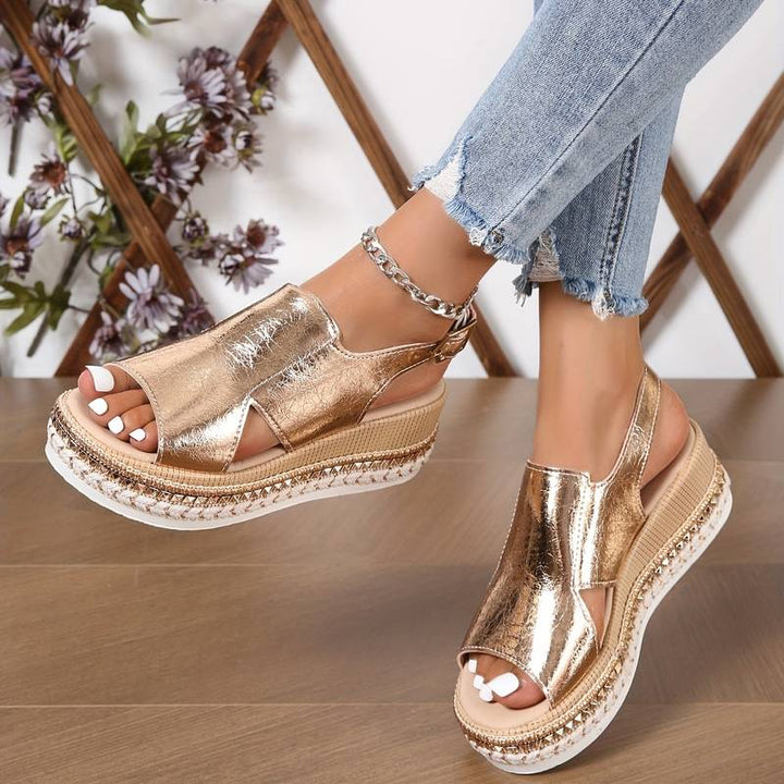 Women's Sandals Sandale in Silver - View 3 | Bellmere