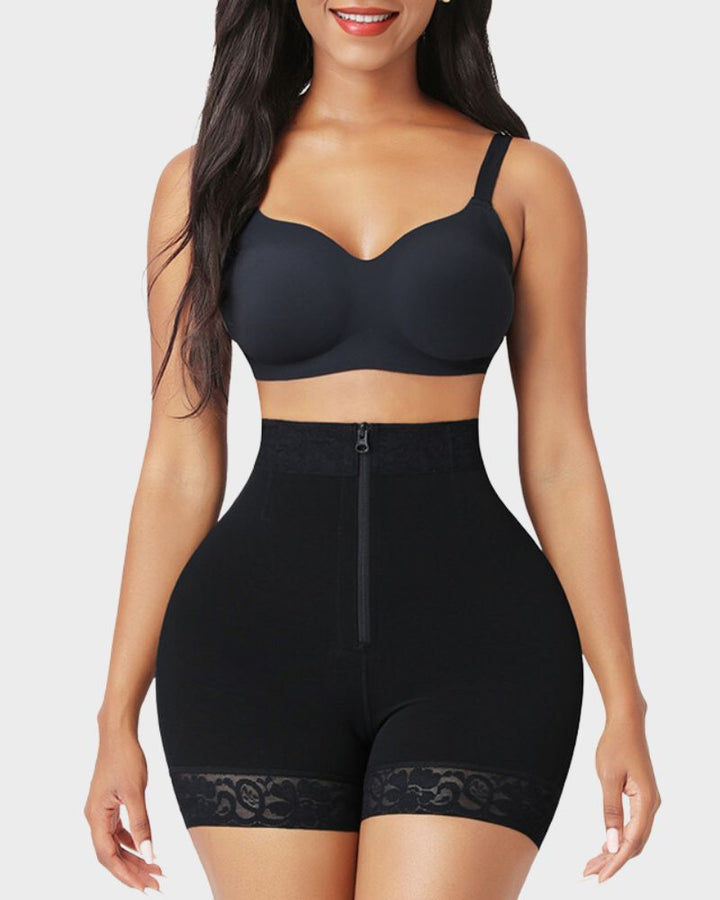 Women's Butt Lifter & Tummy Control Shapewear Shorts in Black - View 9 | Bellmere