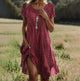 Boho Chic Summer Dress in Multicolor - View 4 | Bellmere