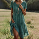 Boho Chic Summer Dress in Multicolor - View 2 | Bellmere