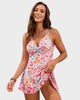 Women's Swim Dress Swimsuit Badpakken in Grass Green - View 2 | Bellmere