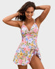 Women's Swim Dress Swimsuit Badpakken in Grass Green - View 4 | Bellmere