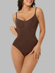 High-Waisted Shapewear Bodysuit in Black - View 4 | Bellmere