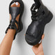 Celia | Women's Platform Gladiator Sandals Multi-Strap Buckle