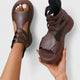 Celia | Women's Platform Gladiator Sandals Multi-Strap Buckle