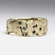 Vintage Hammered Gold Ring with Blue Crystal | Bellmere