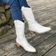 Metallic Cowboy Boots in Pink - View 10 | Bellmere
