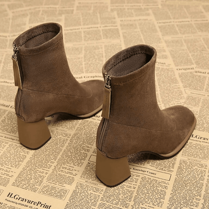 Women's Comfort Boots in Tuscan Sand - View 6 | Bellmere