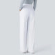 Women's high-waisted wide-leg trousers with side pockets