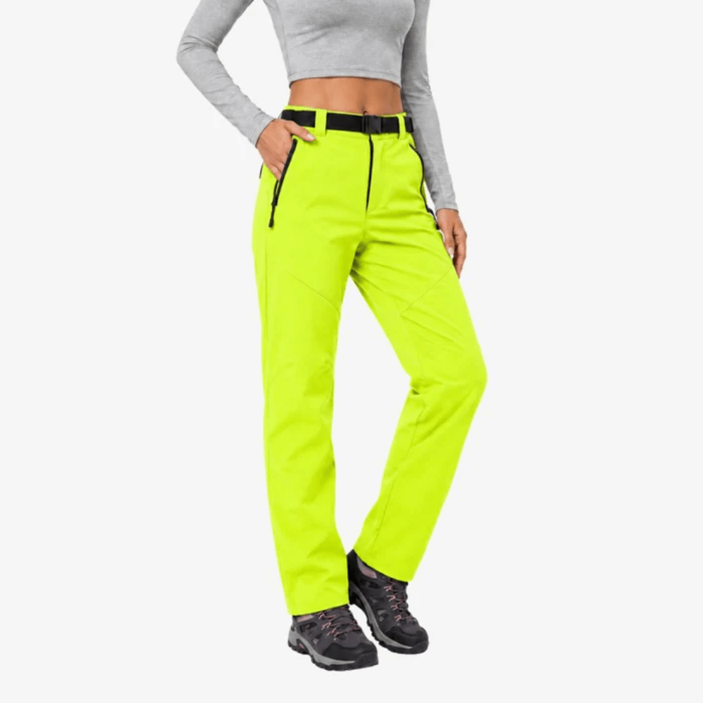 Women's straight-leg hiking pants with zipped pockets
