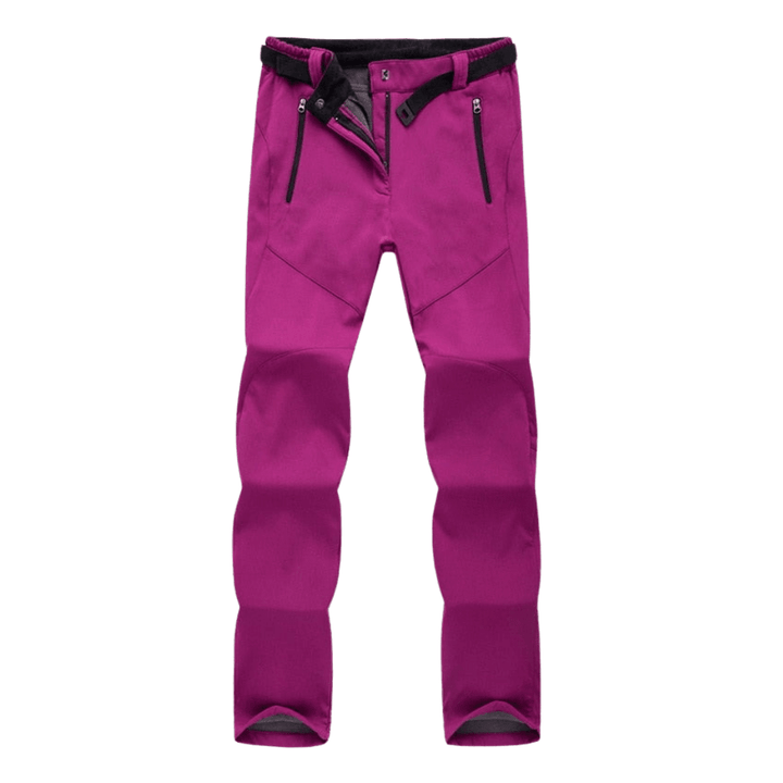 Women's straight-leg hiking pants with zipped pockets