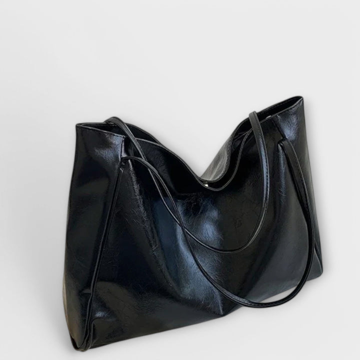 Women's Structured Handbag in Black - View 5 | Bellmere