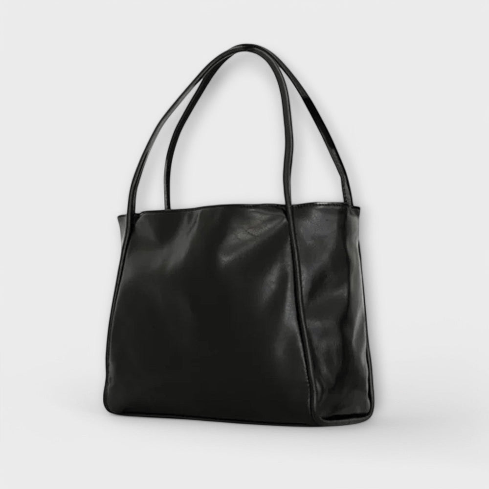 Women's Structured Handbag in Black - View 2 | Bellmere