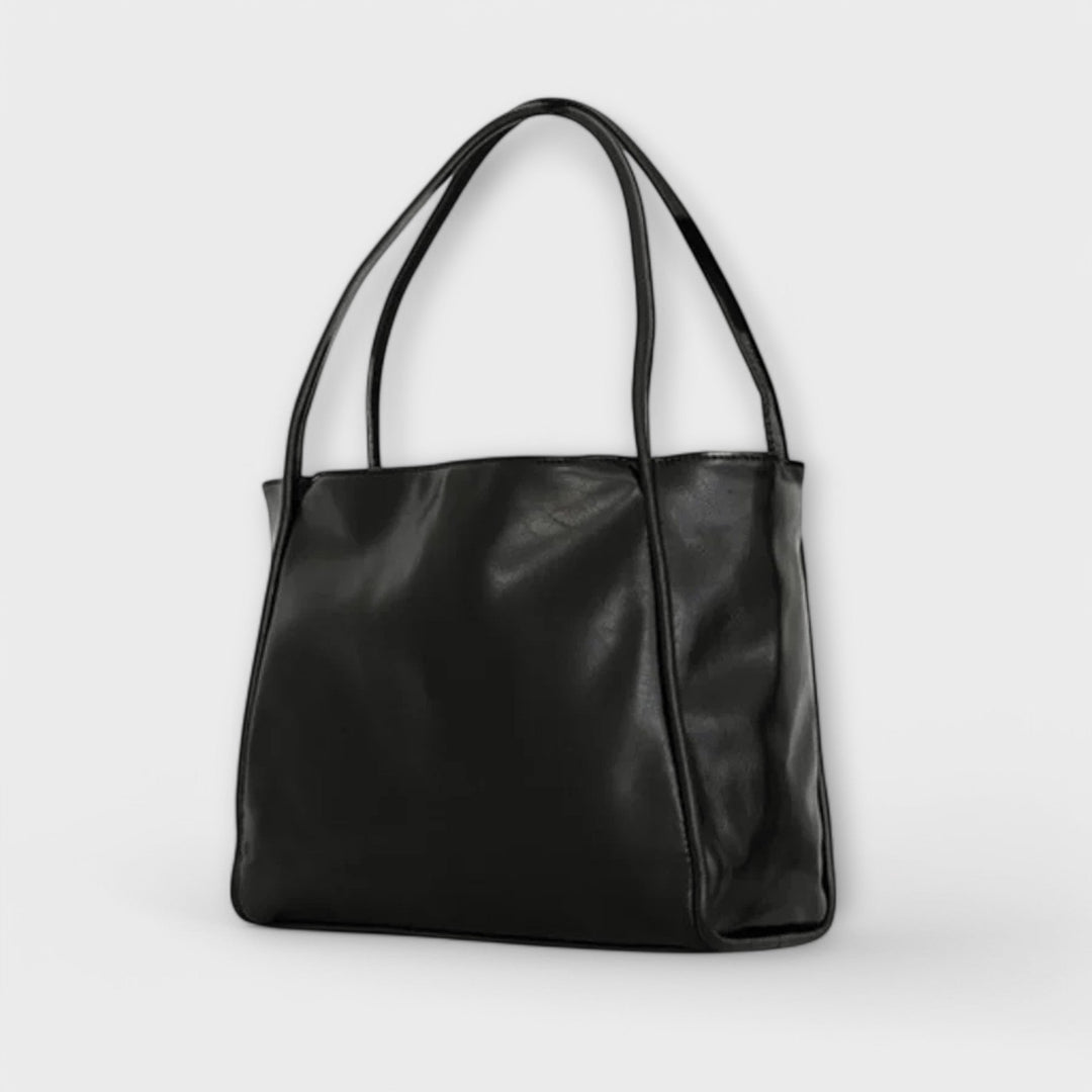 Women's Structured Handbag in Black - View 2 | Bellmere