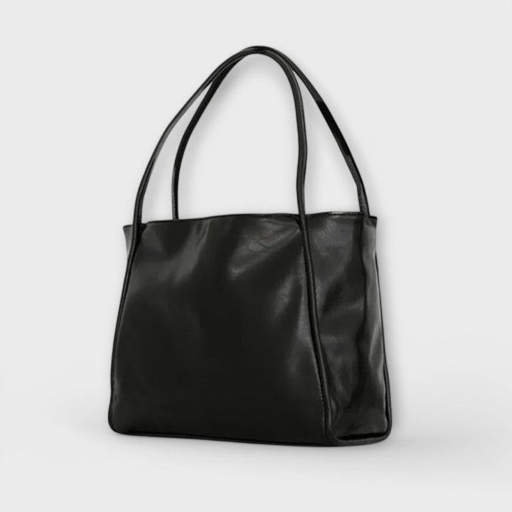 Women's Structured Handbag in Black - View 2 | Bellmere